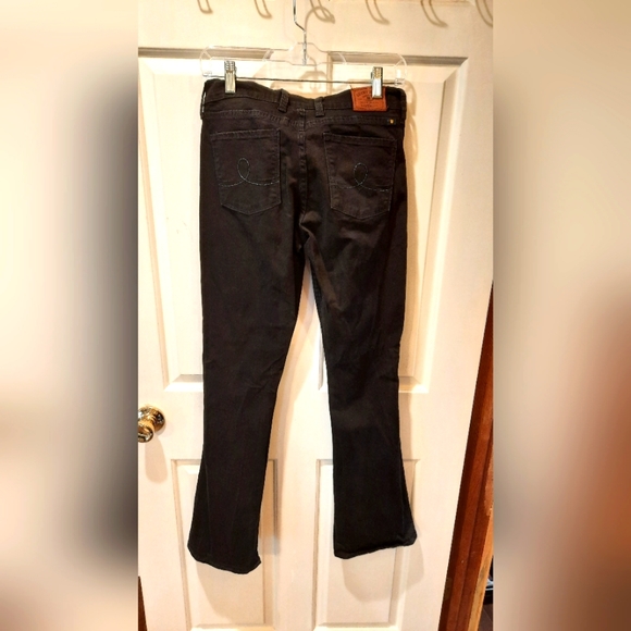 Lucky Brand Sophia Bootcut Black Cotton Pants size 6 - Picture 5 of 12